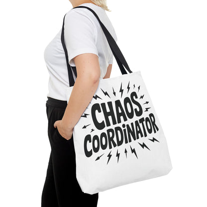 Chaos Coordinator Tote Bag, Fun Carryall for Busy Moms, Students, or Event Planners, Perfect Gift, Beach Weekender Bag,  Large Tote Bag