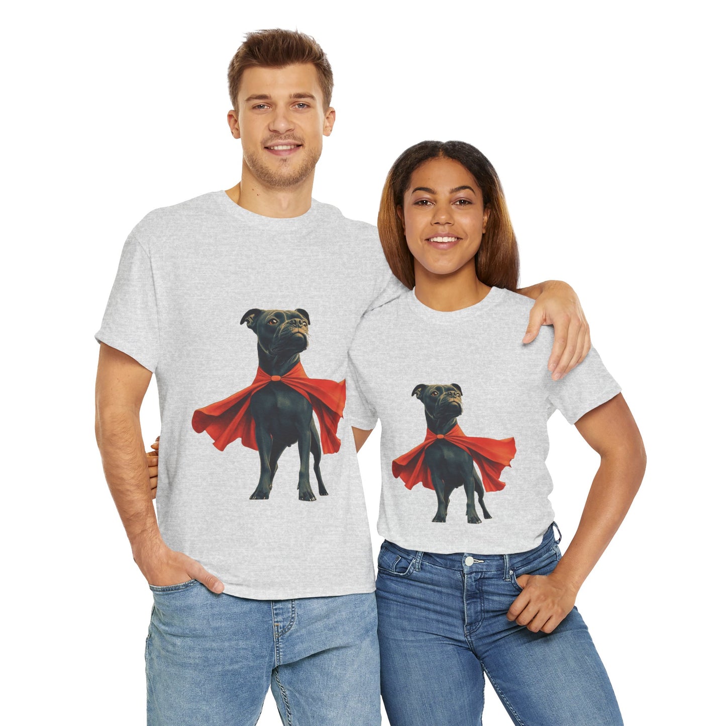 Superhero Dog Tee - Playful Pet Shirt, Gift for Dog Lovers, Fun Casual Wear, Perfect for Birthdays