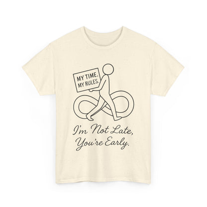 My Time My Rules Women's Heavy Cotton Tee, Funny T-Shirt, Casual Wear, women empowerment tee, confident woman shirt, self love t shirt