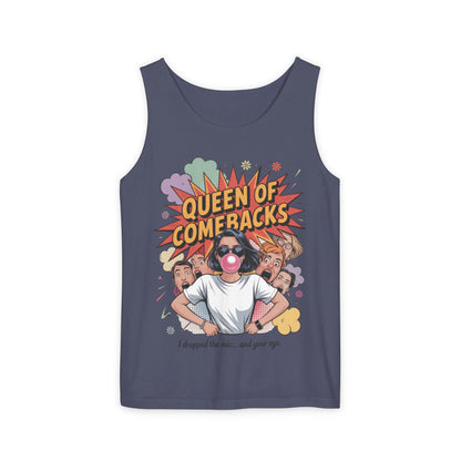 Funny Women's Tank Top, Queen of Comebacks Tee, Funny Graphic Tank, Gift for Her, Casual Wear, Comedy Apparel