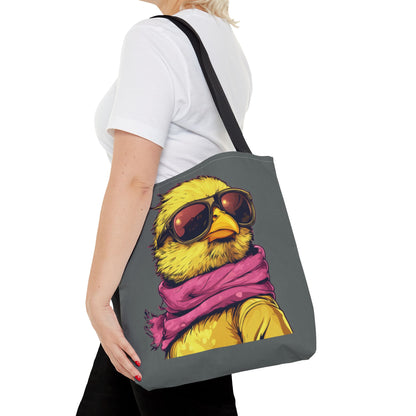 Chic Bird Tote Bag - Trendy Shopping Tote, Eco-friendly Bag, Gift for Animal Lovers, Summer Accessory, Festival Essential, Beach Tote