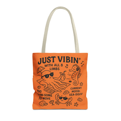 Fun Sea-Themed Tote Bag, Beach Accessories, Summer Vibes, Gift for Ocean Lovers, Reusable Shopping Bag, Cute Beach Tote