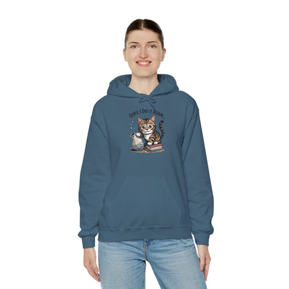 Cat Lover's Hoodie: Oops, I Did It Again, Funny Sweatshirt, Gifts for Animal Lovers, Cozy Hooded Sweatshirt, Pet Owner Apparel, Cute [...]