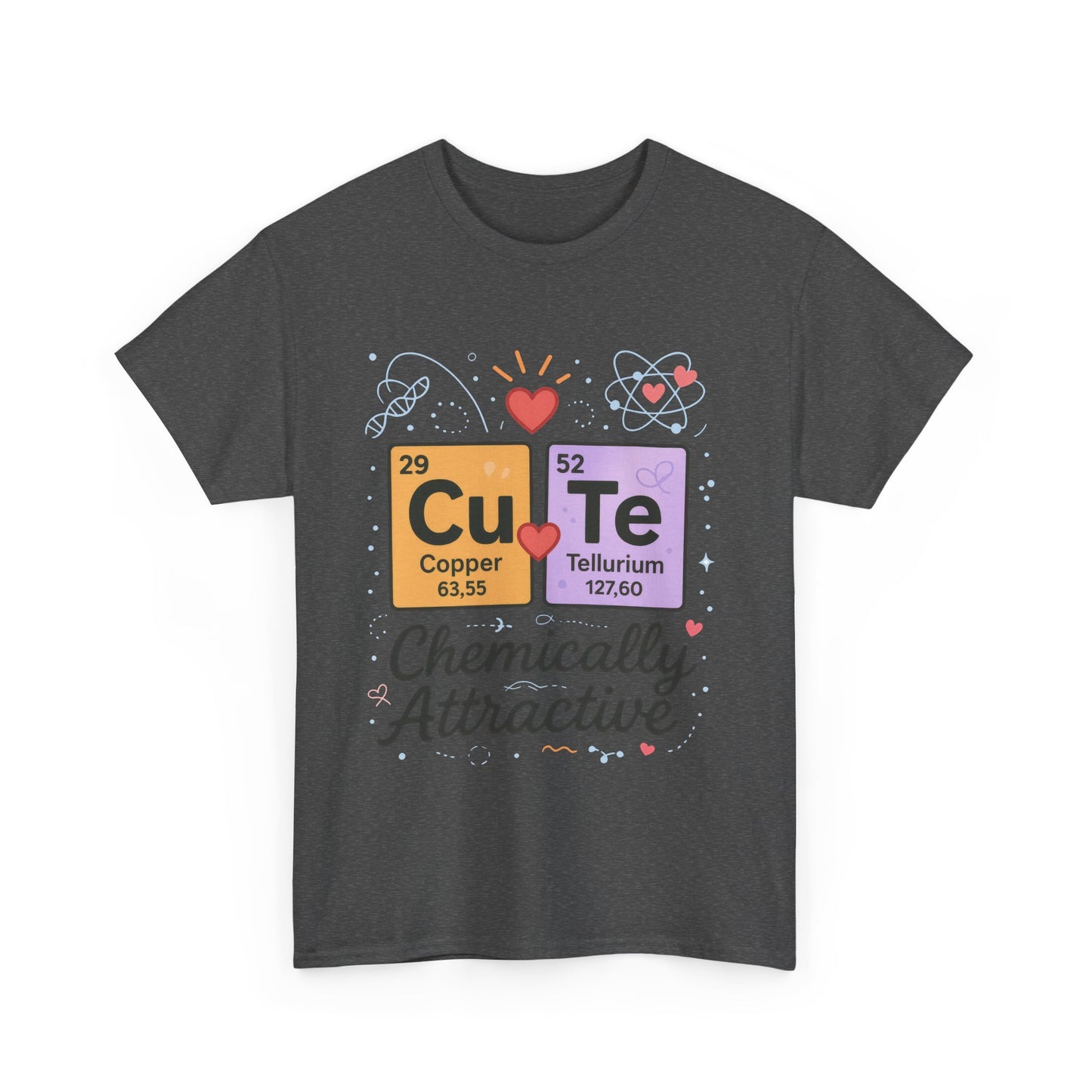 Cute Science T-Shirt for Women, Chemically Attractive Periodic Table Tee, Funny Nerdy Gift for Her, Chemistry Lover Gift, Science Apparel