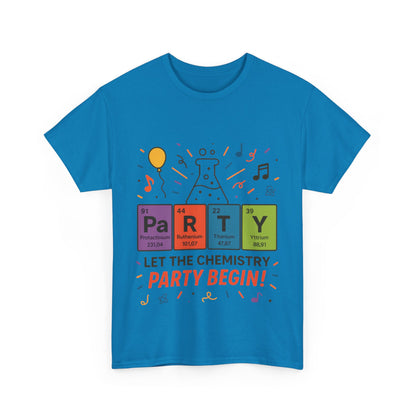 Funny Chemistry Party T-Shirt, Periodic Table PaRTY Tee, Unisex Science Humor Shirt, Gift for Chemistry Teacher,Science Tee, Nerdy Pun Shirt