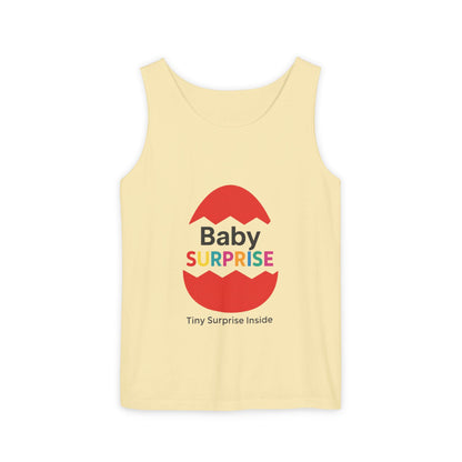 Baby Surprise Maternity Tank Top, Pregnancy Announcement Tank, Mom To Be Gift, Expecting Baby Reveal Top, Baby Shower Gift,Gender Reveal Tee