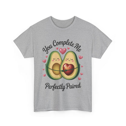 Cute Avocado Love Womens Tee, Perfect for Couples, Valentine's Day Gift, Relationship Shirt, Avocado Lover Apparel