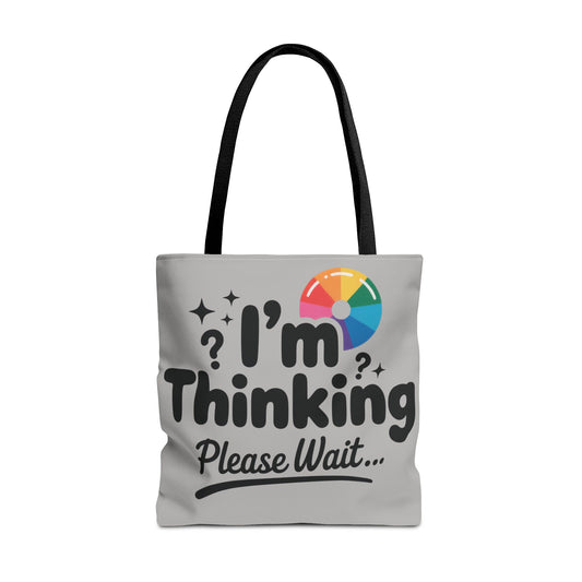 Whimsical Thinking Tote Bag, Funny Gift, Carry-All for Daily Use, Ideal for Birthdays and Graduations, Work or School Tote for Women and Men