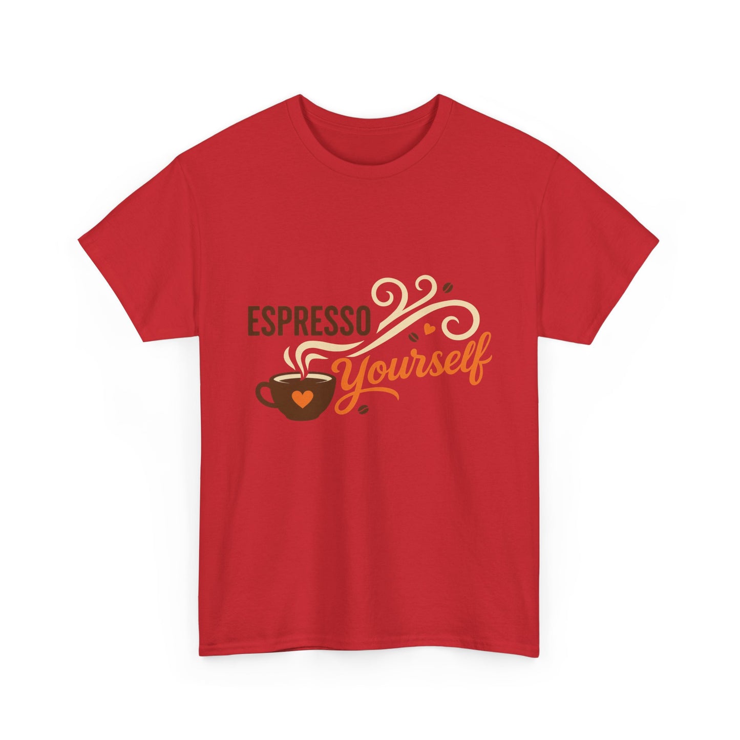Espresso Yourself Coffee Lover Womens T-Shirt, Funny Barista Graphic Tee Gift