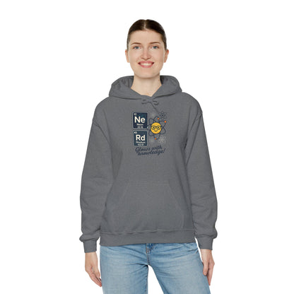 Nerd Hoodie for Women, Science Sweatshirt, Periodic Table Hoodie, STEM Gift for Her, Geek Gift, Science Lover Gift, College Student Clothing