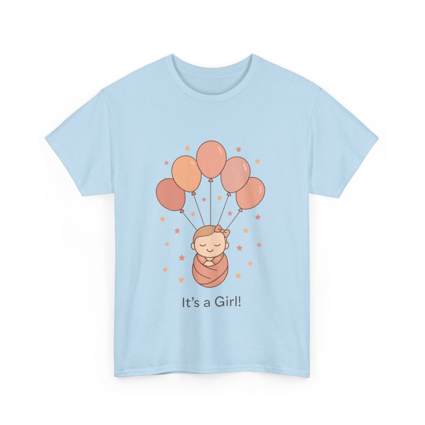 Its a Girl Maternity T-Shirt, Baby Girl Pregnancy Announcement Shirt,Mom To Be Gift, Gender Reveal Tee, Baby Shower Top, Gender Reveal Party