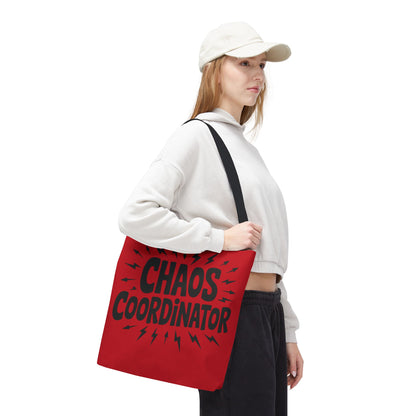 Chaos Coordinator Tote Bag, Fun Carryall for Busy Moms, Students, or Event Planners, Perfect Gift, Beach Weekender Bag,  Large Tote Bag