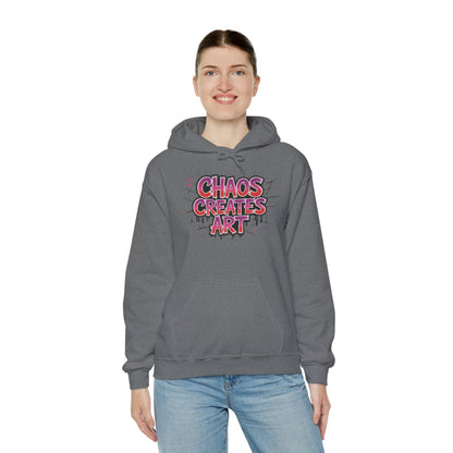 Women's Heavy Blend™ Hooded Sweatshirt, Chaos Creates Art Graffiti Hoodie Women's Streetwear
