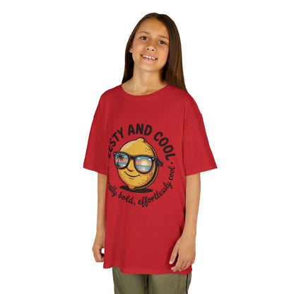 Zesty and Cool Kids Tee, Fun Summer Shirt, Birthday Gift for Kids, Playful Graphic Tee, Cool Kids Apparel, Fruit Tee for Boys and Girls