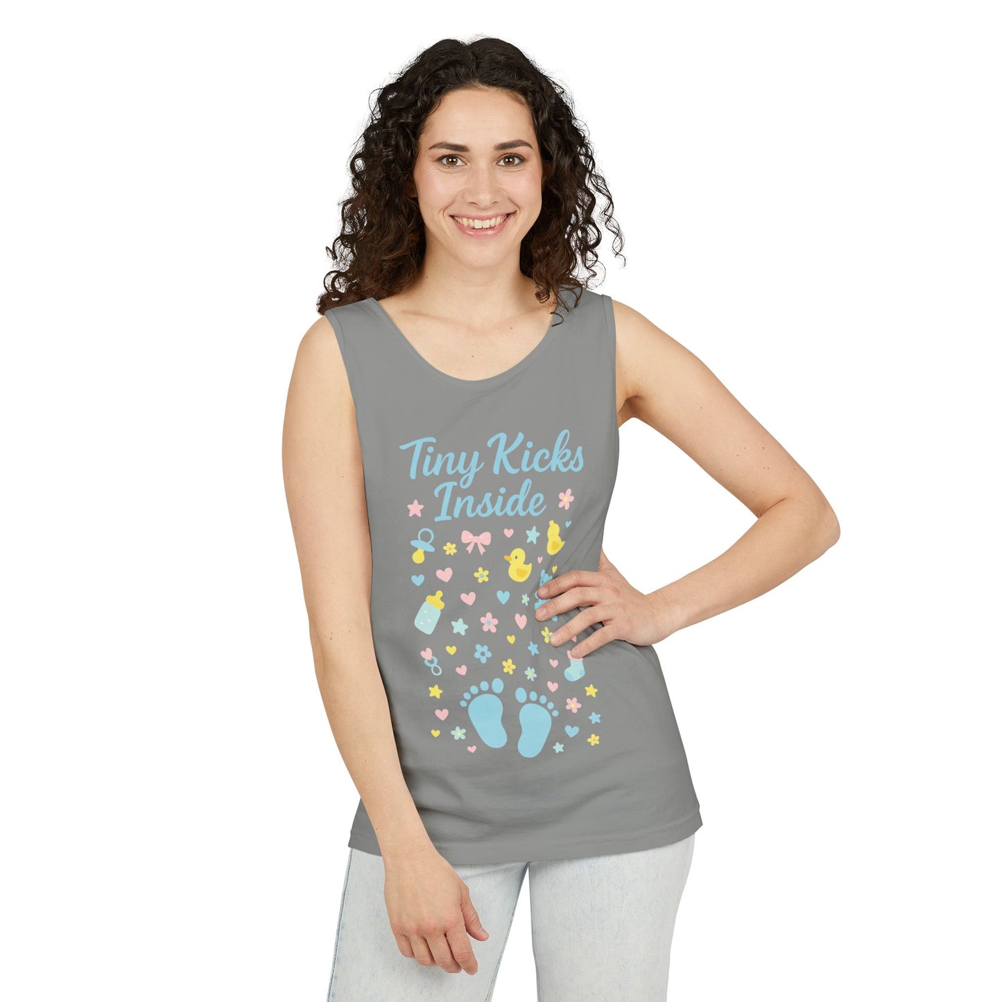 Maternity Tank Top Pregnancy Announcement Shirt, Cute Mom To Be Gift, Expecting Baby Gift, Pregnancy Reveal Top, Baby Shower Shirt
