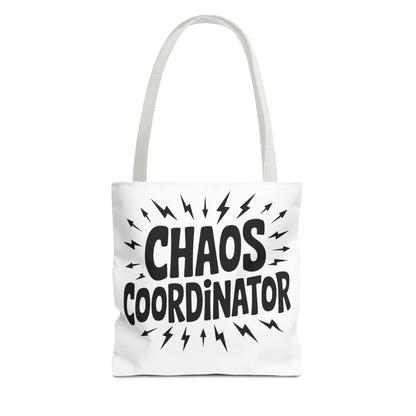 Chaos Coordinator Tote Bag, Fun Carryall for Busy Moms, Students, or Event Planners, Perfect Gift, Beach Weekender Bag,  Large Tote Bag