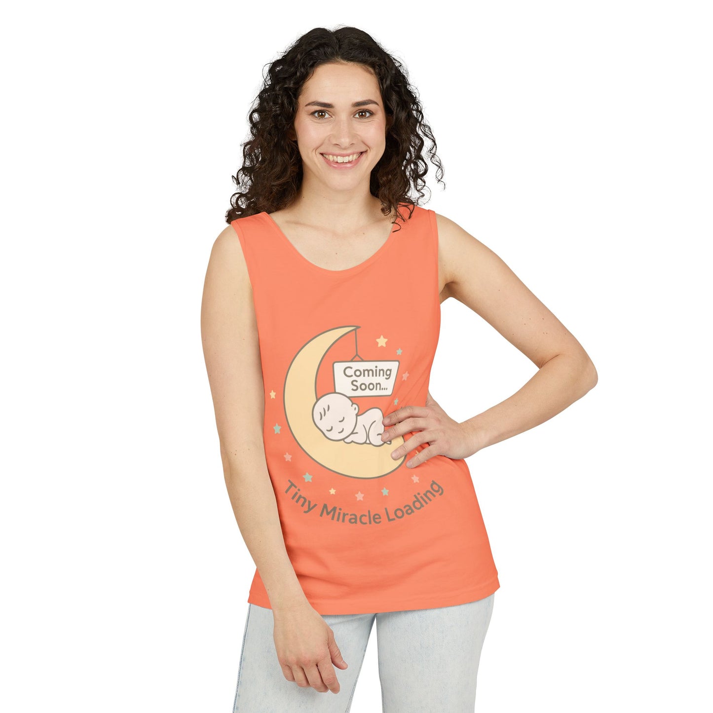Maternity Tank Top, Coming Soon Pregnancy Announcement Top, Mom To Be Gift, Expecting Baby Reveal Tee, Baby Shower Top, Gender Reveal Top
