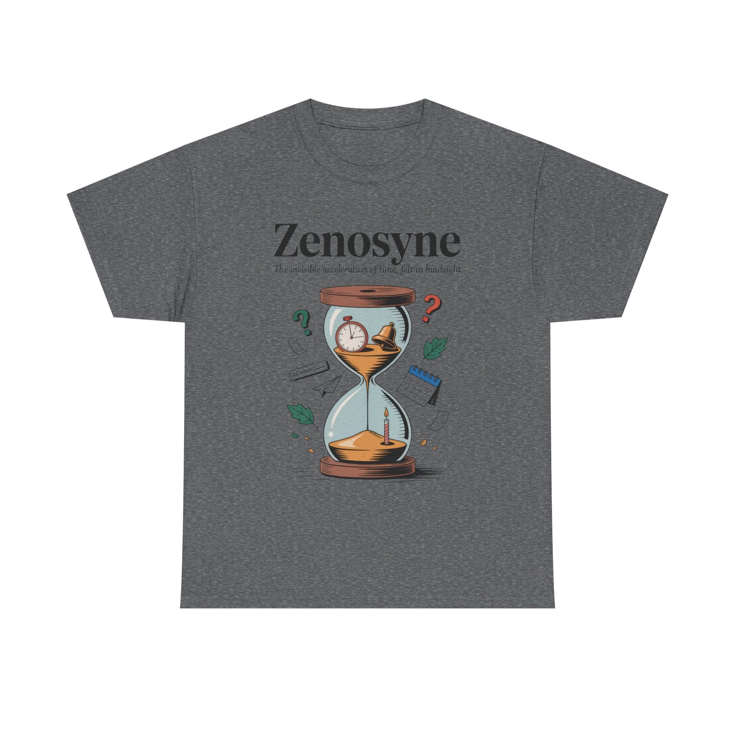 Zenosyne Unisex Heavy Cotton Tee, Aesthetic Word Tee, existential tee, Emotional Word Tee, Moody Graphic Tee, Philosophical Tee
