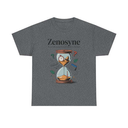 Zenosyne Unisex Heavy Cotton Tee, Aesthetic Word Tee, existential tee, Emotional Word Tee, Moody Graphic Tee, Philosophical Tee