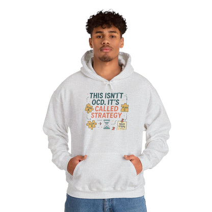 Strategic Humor Hoodie, Unisex Sweatshirt, Gift for Strategists, Funny Hoodie, Planner Gift, Cozy Stylish Sweatshirt, Relaxed Fit Hoody