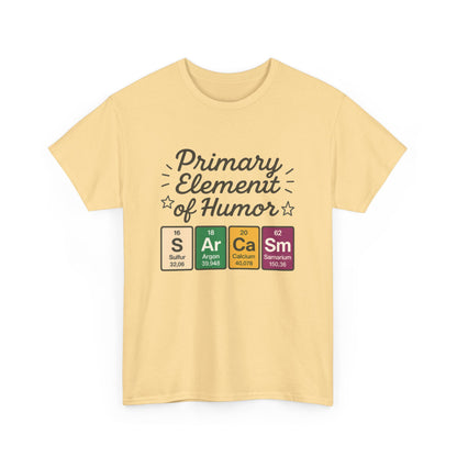 Funny Mens Science T-Shirt, Sarcasm Element of Humor Tee, Periodic Table Nerd Shirt for Him, Humor T-Shirt, Periodic Table Chemistry Humor