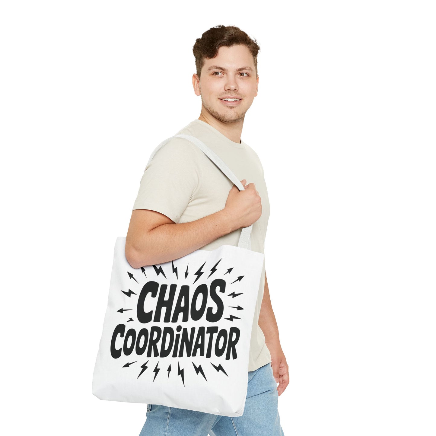 Chaos Coordinator Tote Bag, Fun Carryall for Busy Moms, Students, or Event Planners, Perfect Gift, Beach Weekender Bag,  Large Tote Bag
