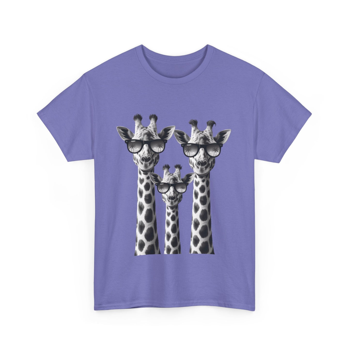 Cool Giraffes Unisex Tee, Fun Gift for Animal Lovers, Nature Enthusiasts, Safari Wildlife Lover Shirt