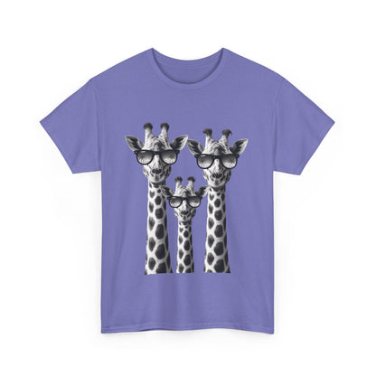 Cool Giraffes Unisex Tee, Fun Gift for Animal Lovers, Nature Enthusiasts, Safari Wildlife Lover Shirt