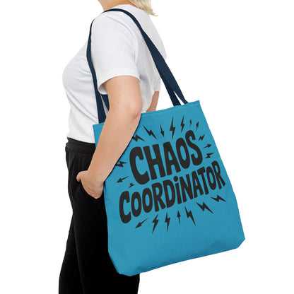 Chaos Coordinator Tote Bag, Fun Carryall for Busy Moms, Students, or Event Planners, Perfect Gift, Beach Weekender Bag,  Large Tote Bag