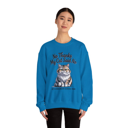 Funny Cat Crewneck Sweatshirt - Ideal Gift for Cat Lovers, Cozy Animal Sweater, Novelty Pet Lover Gift, Cute Cat-Themed Apparel, [...]