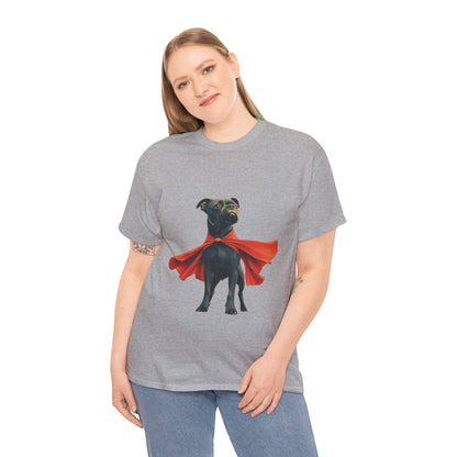 Superhero Dog Tee - Playful Pet Shirt, Gift for Dog Lovers, Fun Casual Wear, Perfect for Birthdays