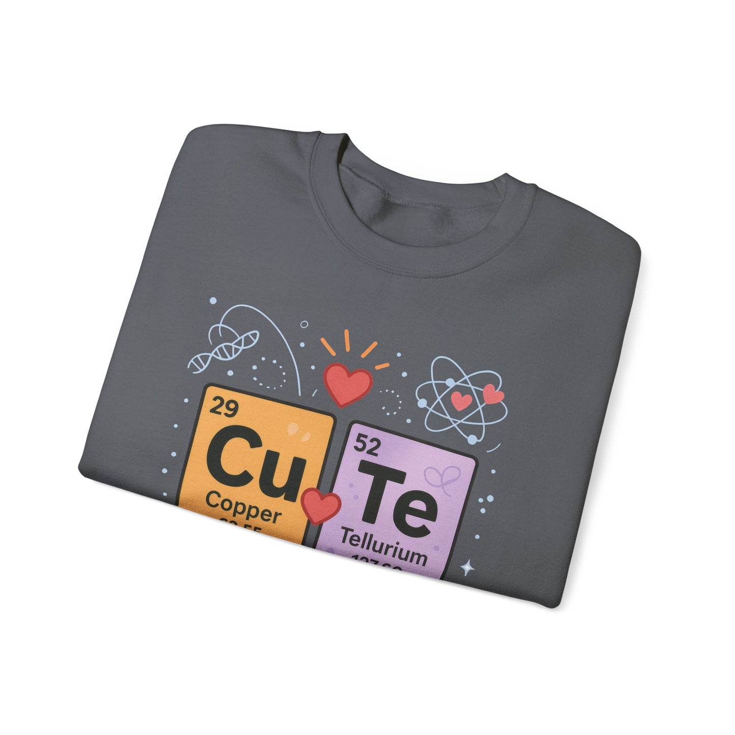 Cute Chemistry Sweatshirt for Women, Periodic Table Sweatshirt, Chemistry Gift for Her, Gift for Science Lovers, Valentine's Day Sweatshirt
