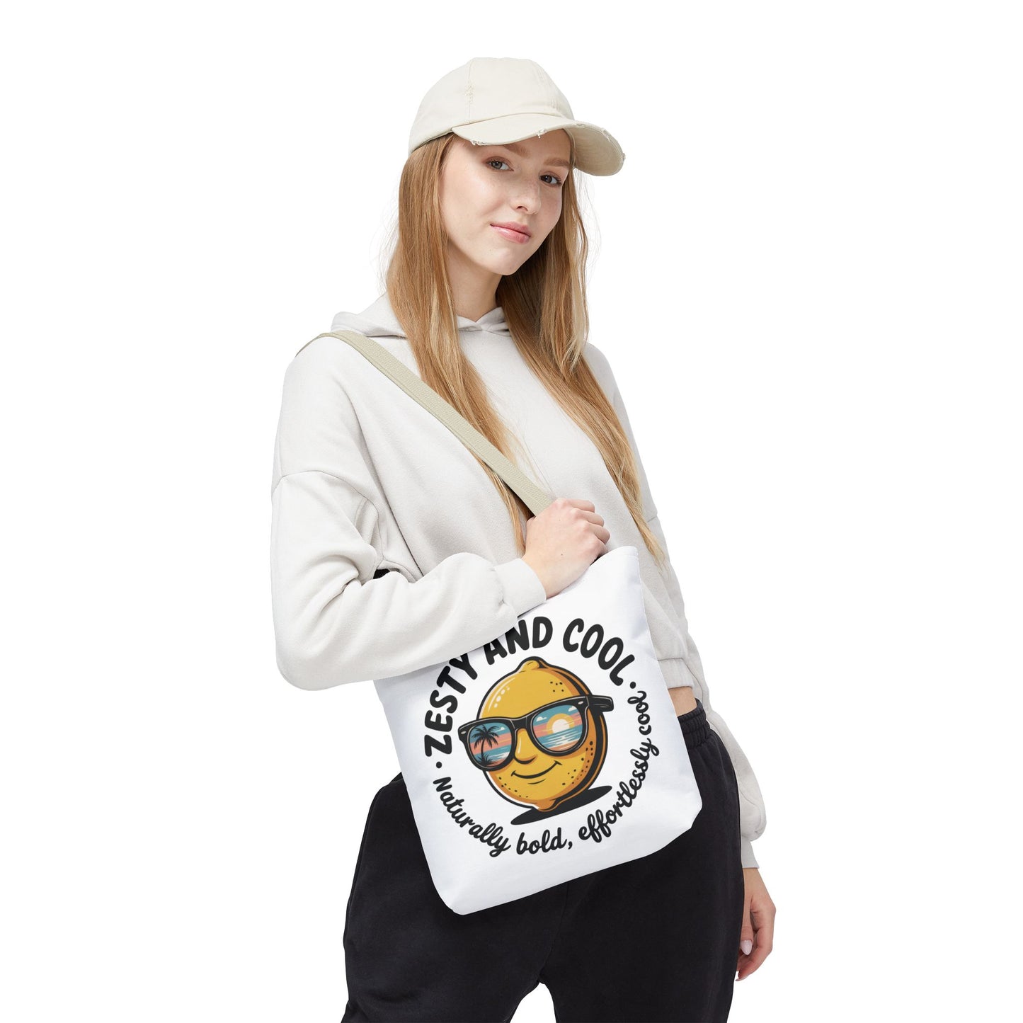 Zesty Lemon Tote Bag - Fun & Bold Carry-All for Everyday Use, Summer, Beach Days, Gifts, Eco-Friendly Shopping, Large Tote Bag