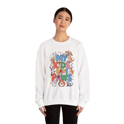 My Kids Have Paws Sweatshirt, Pet Lover Gift, Cute Animal Shirt, Cute Pet Mom Tee, Animal Parent T-Shirt, Gift for Animal Lovers