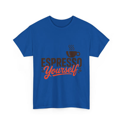 Espresso Yourself Mens T-Shirt, Funny Coffee Graphic Tee, Coffee Tee, Coffee Humor