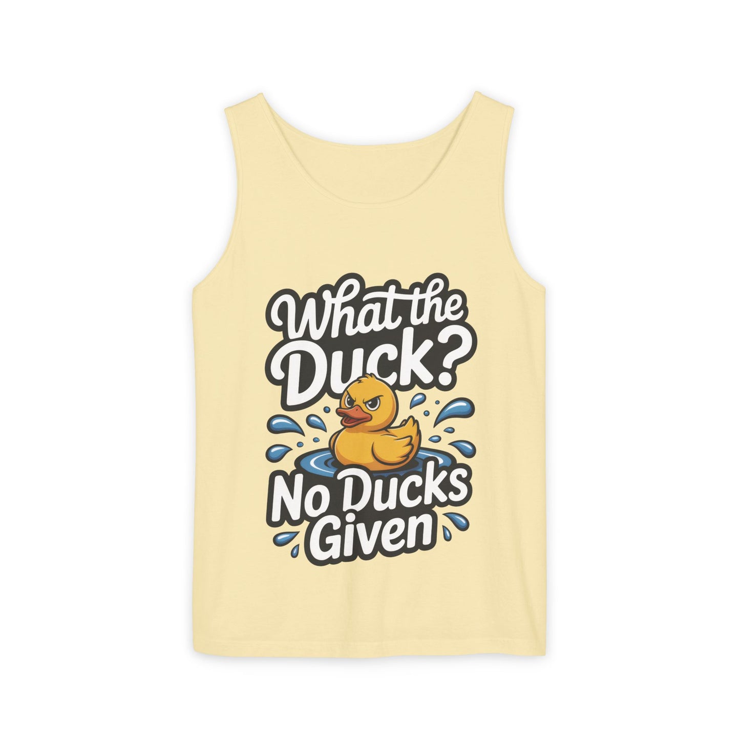 What The Duck Funny Womens Tank Top, No Ducks Given Tee, Sarcastic Duck Tee, Rubber Duck Graphic Tank, Humor Gift For Her,Beach Party Outfit