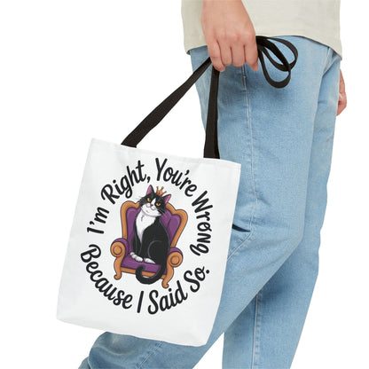 Funny Cat Tote Bag, Pet Lover Gift, Cat-Themed Shopper, Birthday Gift, Cute Animal Tote, Oversized Beach Bag