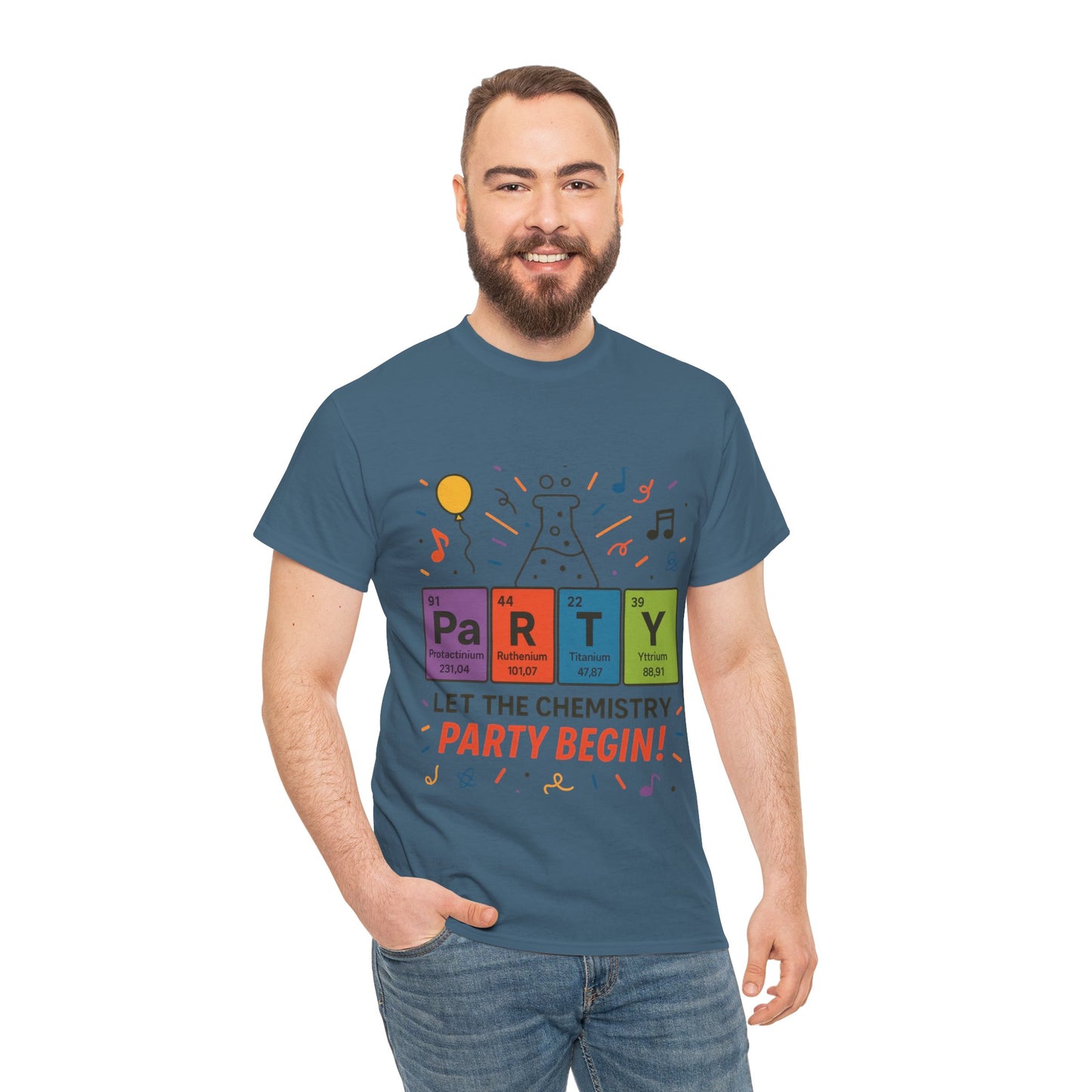 Funny Chemistry Party T-Shirt, Periodic Table PaRTY Tee, Unisex Science Humor Shirt, Gift for Chemistry Teacher,Science Tee, Nerdy Pun Shirt