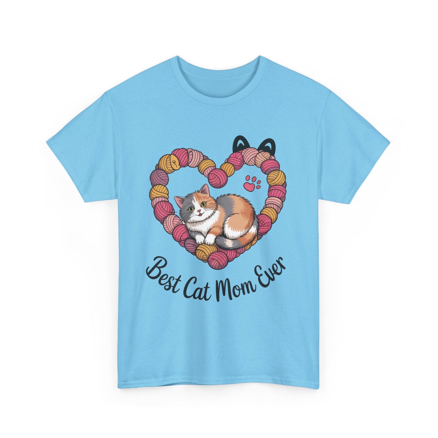 Best Cat Mom Ever T-Shirt, Cat Lover Gift, Pet Mom Shirt, Funny Animal Apparel, Cute Gift for Cat Moms, Gift for Cat Lovers, Kitty Mom Shirt