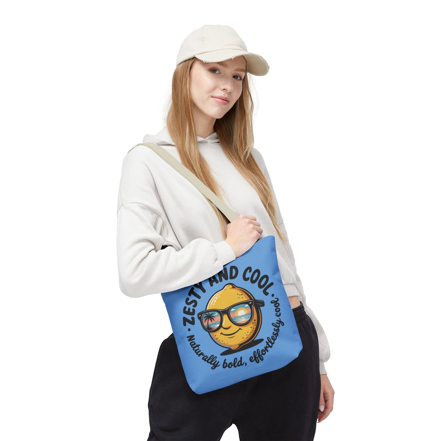 Zesty Lemon Tote Bag - Fun & Bold Carry-All for Everyday Use, Summer, Beach Days, Gifts, Eco-Friendly Shopping, Large Tote Bag