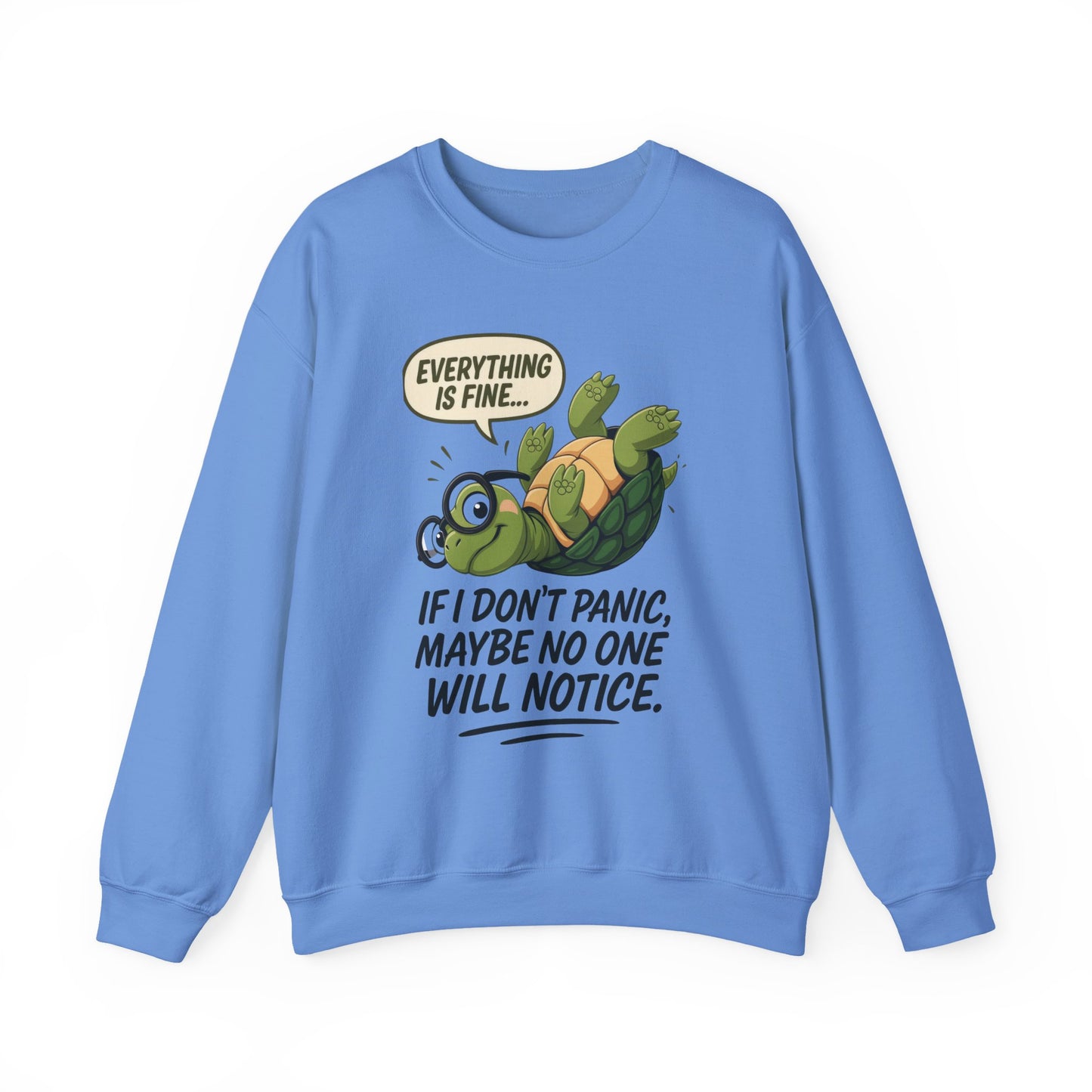 Casual Humor Unisex Sweatshirt, Perfect Gift for Anxiety Relief, Social Anxiety Joke, Quirky Graphic Sweatshirt, Introvert Humor Gift