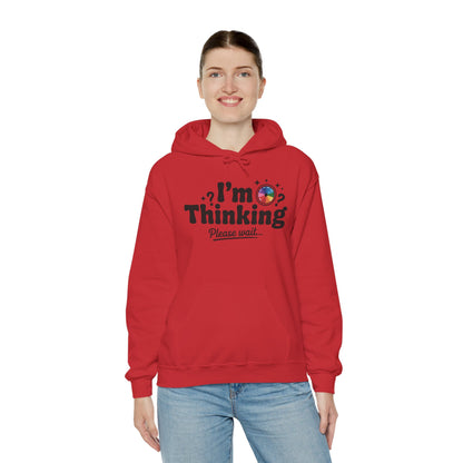 Playful Thinking Womens Hooded Sweatshirt, Womens Hoodie, Brainstorming Buddy, Thoughtful Gift, Cute Geeky Gift for Introverts, Programmers