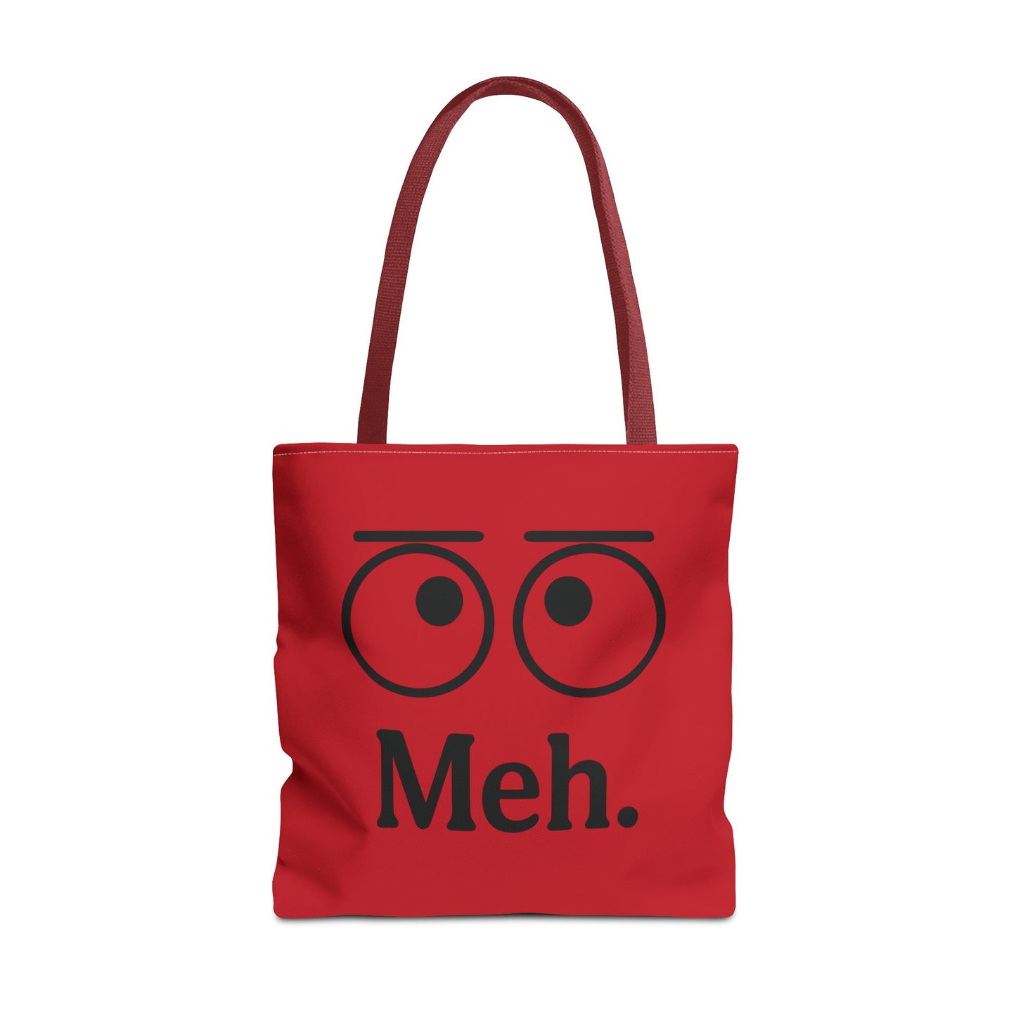Meh. Tote Bag - Perfect Gift for Sarcastic Friends, Trendy Everyday Use, Unique Statement Accessory, Ideal for School, Work, Shopping