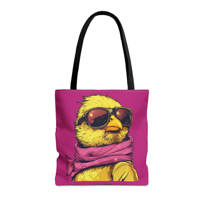 Chic Bird Tote Bag, Trendy Shopping Tote, Eco-friendly Bag, Gift for Animal Lovers, Summer Accessory, Beach Weekender Bag, Large Canvas Bag