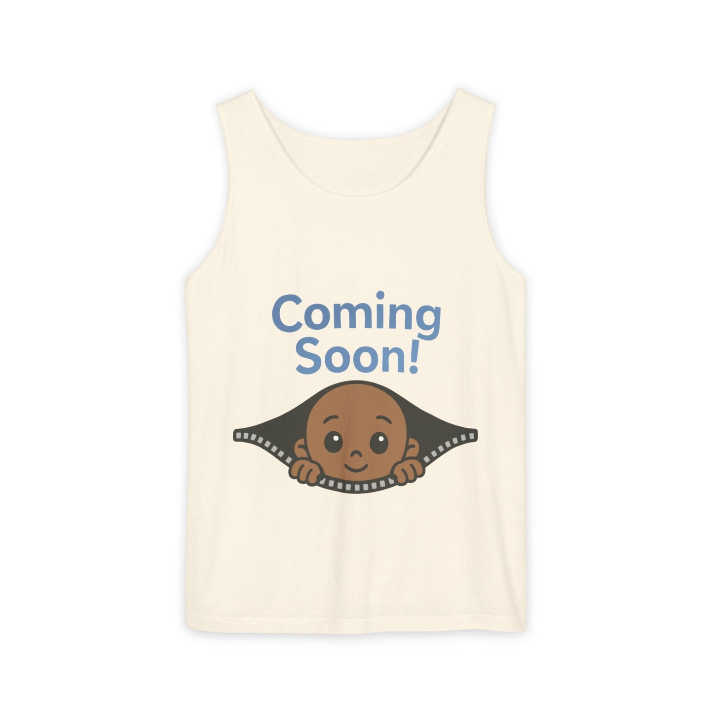 Coming Soon Maternity Tank Top, Cute Baby Boy Pregnancy Announcement Tee, Funny Expecting Mom Gift, Gender Reveal Tee, Baby Shower Top