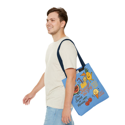 Juicy Summer Tote Bag, Fun Beach Carryall, Perfect for Grocery Shopping, Reusable Market Tote, Cute Gift for Fruit Lovers, Large Tote Bag
