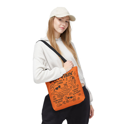 Fun Sea-Themed Tote Bag, Beach Accessories, Summer Vibes, Gift for Ocean Lovers, Reusable Shopping Bag, Cute Beach Tote