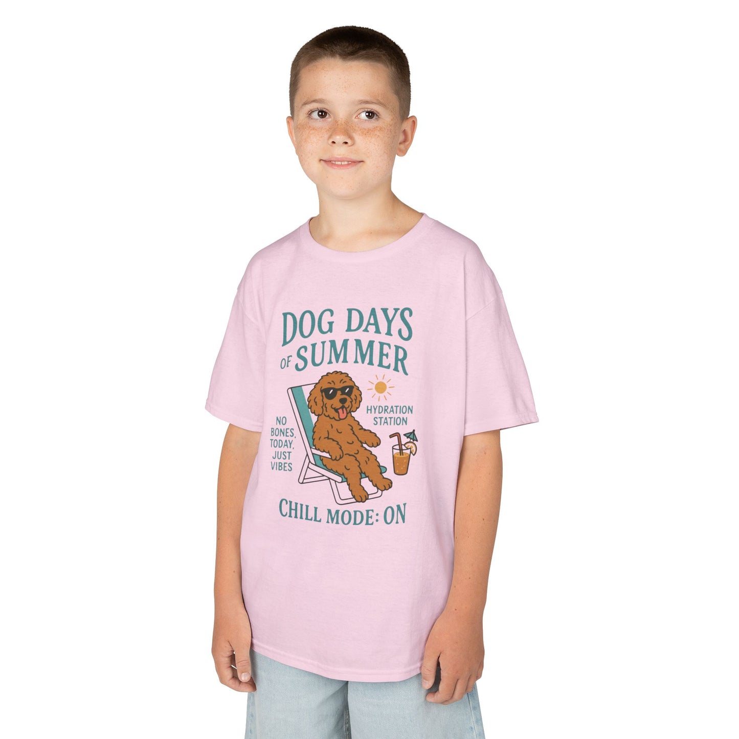 Summer Chill Kids Tee | Fun Playful T-Shirt for Boys & Girls, Perfect for Summer Days, Beach Outings, Gifts, Casual Wear