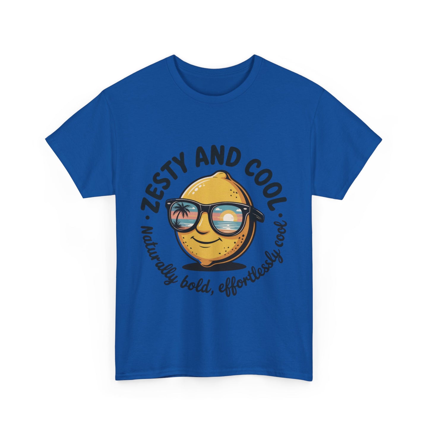 Zesty and Cool Mens Tee, Stylish Casual Shirt, Summer Outing Apparel, Fun Gift for Friends, Lemon Graphic T-Shirt, Birthday Present Idea
