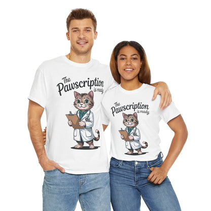 Funny Doctor Cat Tee, Unisex Tee, Veterinary Gift, Medical Student and Medical Workers Gift, Animal Doctor Graphic Tee, Cat Lover Apparel